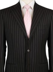 Cesare Attolini Dark Brown Striped Suit - (CA811173) - Parent