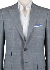 Cesare Attolini Gray Plaid Sportcoat - (CA32L1033227) - Parent