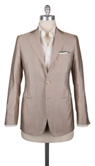 Cesare Attolini Light Brown Striped Sportcoat - (CAS3072047R) - Parent