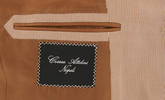 Cesare Attolini Light Brown Striped Sportcoat - (CAS3072047R) - Parent