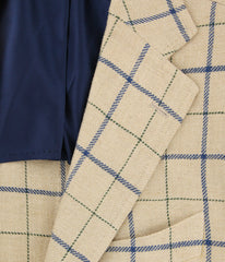 Cesare Attolini Beige Window Pane Sportcoat - (CA95703127) - Parent