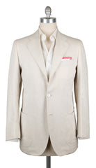 Cesare Attolini Off White Cotton Sportcoat - 40/50 - (CA35514N317)