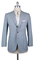 Cesare Attolini Light Blue Cotton Sportcoat - 38/48 - (CA35706116S)