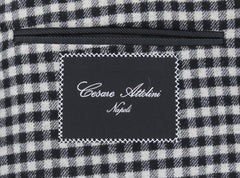 Cesare Attolini Black Wool 170s Blend Check Sportcoat - (202) - Parent