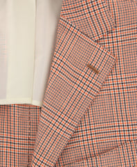 Cesare Attolini Orange Wool Plaid Sportcoat - (CA3211A5231317) - Parent