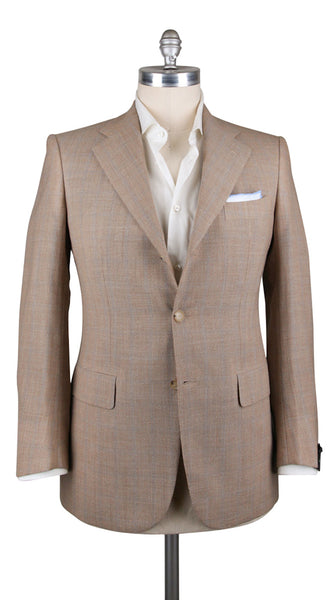 Cesare Attolini Light Brown Window Sportcoat - (CAL30717017) - Parent