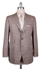 Cesare Attolini Light Brown Fancy Sportcoat - 40/50 - (CA3139317)