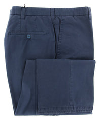 Cesare Attolini Blue Solid Pants - Slim - 38/54 - (CAS10CA17B31)