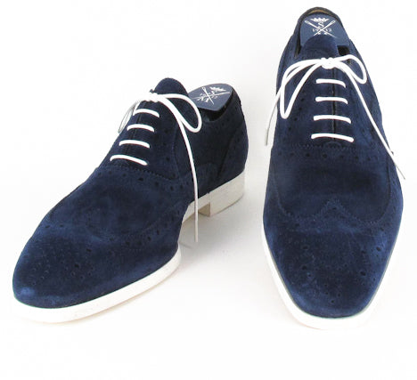 Sutor Mantellassi Navy Blue Shoes Size 7.5 (US) / 6.5 (EU)