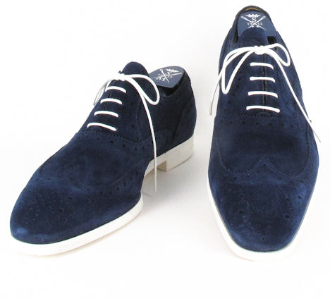 Sutor Mantellassi Navy Blue Shoes – Size: 7.5 US / 6.5 UK