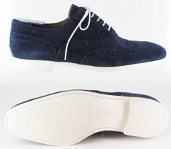 Sutor Mantellassi Navy Blue Shoes Size 7.5 (US) / 6.5 (EU)