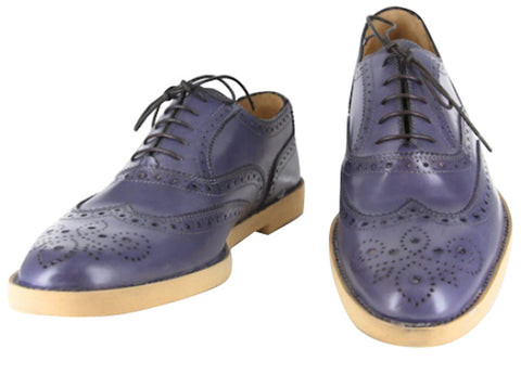 Sutor Mantellassi Blue Shoes – Size: 7.5 US / 6.5 UK