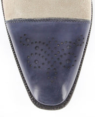 Sutor Mantellassi Blue Shoes Size 8 (US) / 7 (EU)