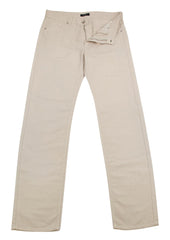 Canali Beige Solid Pants - Slim - 40/56 - (915309092877)