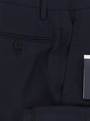 Donnanna Navy Blue Solid Pants - Slim - 40/56 - (LAZIO6018016652)