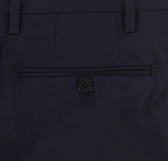 Donnanna Navy Blue Solid Pants - Slim - 30/46 - (LAZIO6018016652)