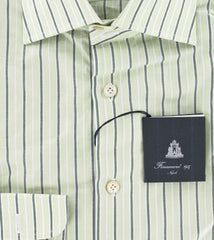 Finamore Napoli Green Cotton Shirt 16/41