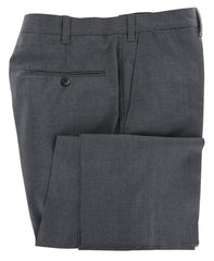 Fiori Di Lusso Gray Solid Wool Pants - Full - 40/56 - (569)