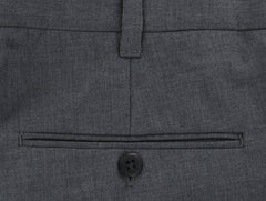 Fiori Di Lusso Gray Solid Wool Pants - Full - (569) - Parent