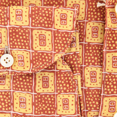 Finamore Napoli Orange Fancy Shirt - Extra Slim - (FN84174) - Parent