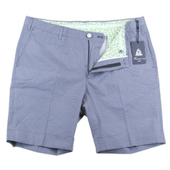 Finamore Napoli Blue Foulard Bermuda Shorts - Slim - 40/56 - (EG)