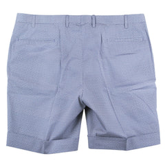 Finamore Napoli Blue Foulard Bermuda Shorts - Slim - (EG) - Parent