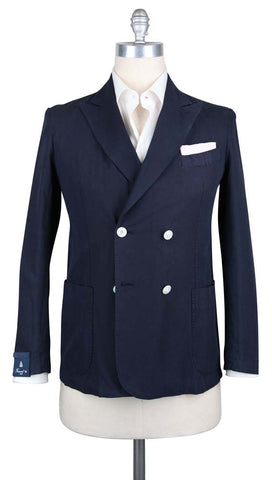 Finamore Napoli Navy Blue Sportcoat