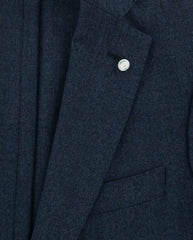Finamore Napoli Navy Blue Wool Blend Sportcoat - (GIA68000102) - Parent
