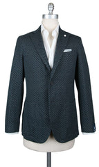 Finamore Napoli Dark Green Cotton Sportcoat - 38/48 - (GIA080326U1R7)