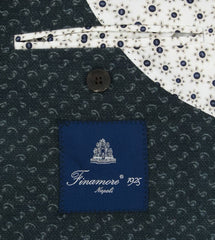 Finamore Napoli Dark Green Cotton Sportcoat - (GIA080326U1R7) - Parent