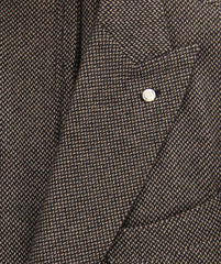 Finamore Napoli Brown Wool Fancy Sportcoat - (FN1026176) - Parent
