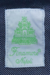 Finamore Napoli Navy Blue Shirt - Extra Slim - S/S - (26SEN01163908)