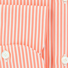 Finamore Napoli Orange Striped Shirt - Extra Slim - (FN-M031189) - Parent