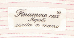 Finamore Napoli Pink Striped Cotton Shirt - Slim - (IA) - Parent