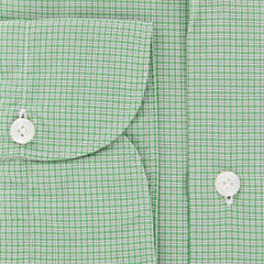 Finamore Napoli Green Shirt - Extra Slim - 16.5/42 - (26NAN08111306)