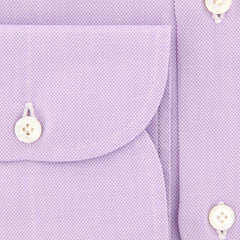 Finamore Napoli Lavender Oxford Shirt - Slim - (FN1080212) - Parent