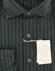 Finamore Napoli Green Shirt - Extra Slim - L/L - (26SEN01092204)