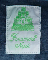 Finamore Napoli Denim Blue Shirt - Size 15 (US) / 38 (EU) - (SEN01185302)