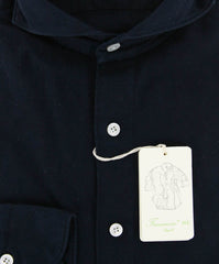 Finamore Napoli Navy Blue Shirt - Extra Slim - 15/38 - (27SEN02824519)
