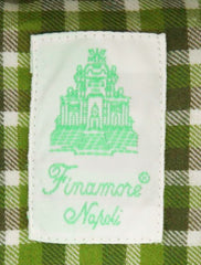 Finamore Napoli Green Shirt - Extra Slim - 15.75/40 - (SEN98009104)