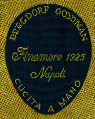 Finamore Napoli Yellow Check Cotton Shirt - Slim - (488) - Parent