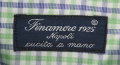 Finamore Napoli Green Plaid Cotton Shirt - Slim - (V9) - Parent