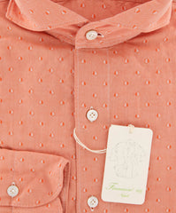 Finamore Napoli Orange Shirt - Extra Slim - 15.75/40 - (28008110305)