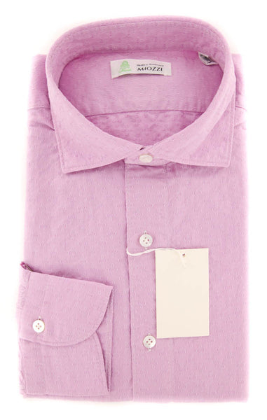 Finamore Napoli Pink Foulard Shirt - Slim - 15.75/40 - (28008111406)