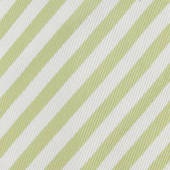 Finamore Napoli Green Striped Silk Tie - 3.25" x 58.5" - (632)