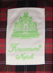 Finamore Napoli Red Plaid Shirt - Extra Slim - (FNTYO500221SIMZ) - Parent