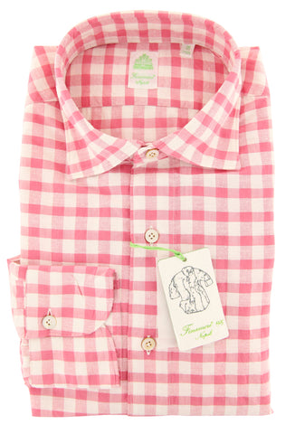 Finamore Napoli Pink Shirt - Extra Slim
