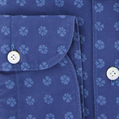 Finamore Napoli Blue Foulard Shirt - Extra Slim - (FNTYO750033LEOZ) - Parent