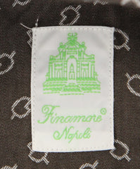 Finamore Napoli Brown Fancy Shirt - Extra Slim - (2018022822) - Parent