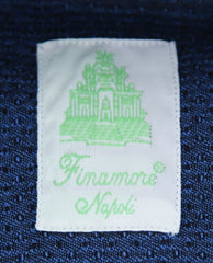 Finamore Napoli Dark Blue Fancy Shirt - Extra Slim - (FNTYO812361SIMZ) - Parent